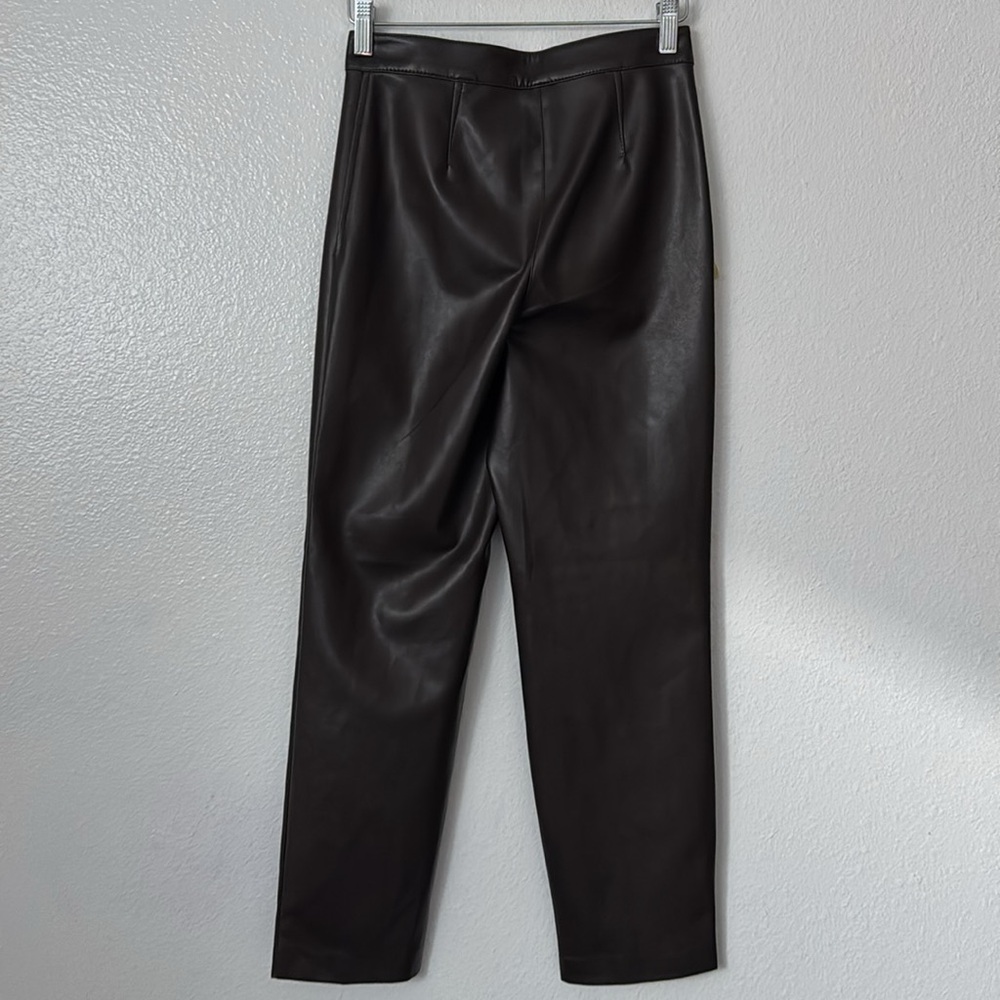 NWT Wilfred 2 Aritzia Fabian Pants in Mocha Brown - Picture 13 of 14